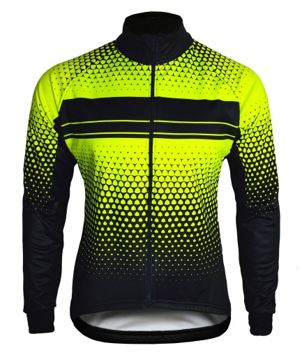 Zimowa Kurtka Kolarska FLUO R-S Vikasport