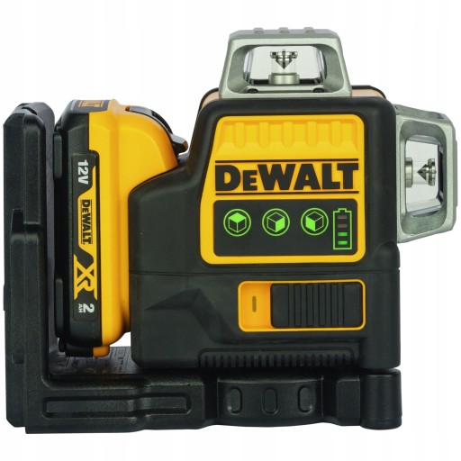 DEWALT DCE089D1G Перекрестный лазерный лазер, зеленый 3x360°, 2 Ач, футляр + штатив