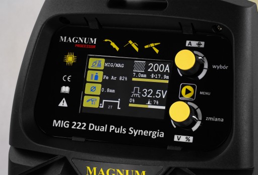 MIGOMAT MAGNUM 222 DUAL PULS SYNERGY ДЛЯ АЛЮМИНИЯ