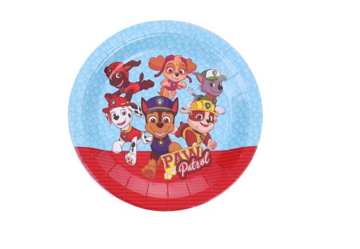 PAW PATROL ПОЗИЦИОННЫЕ ТАРЕЛКИ, КРУЖКИ, 20 ШТ.