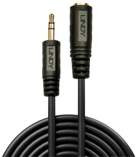Przedłużacz audio mini jack 3.5mm 2m Lindy 35652