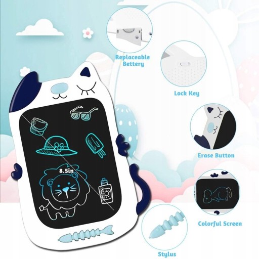 8.5in Colorful LCD Writing Tablet Graphic Drawing