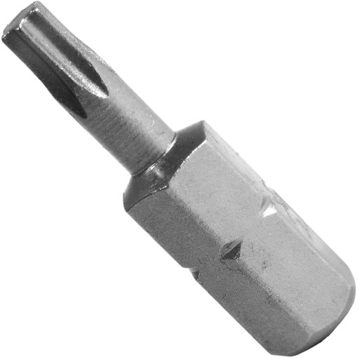 BIT GROT KOŃCÓWKI TORX KRÓTKA TX15 T15 25MM UCHWYT 1/4