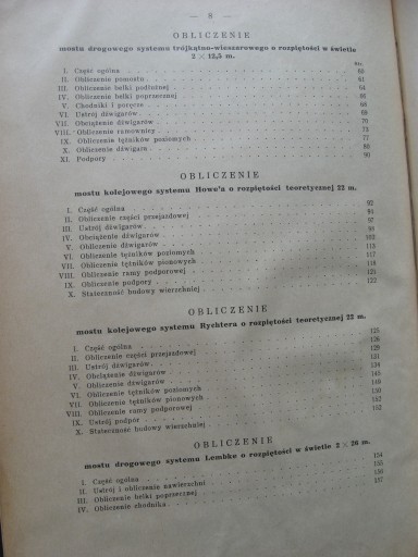 MOSTY DREWNIANE Kolejowe Drogowe, Pszenicki 1930