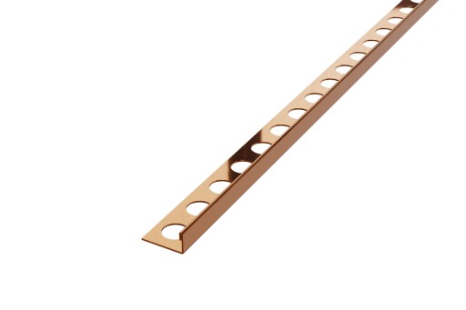 MIEDZIANA LISTWA NAROŻNA J 10,5 mm x 270 cm