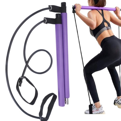 GUMY DO ĆWICZEŃ TAŚMY OPOROWE PILATES BAR BAND UTRATA WAGI ZDATNOŚĆ JOGA