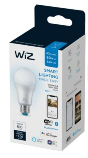WIZ SMART LED BULB A60 4000K 9W E27 WiFi