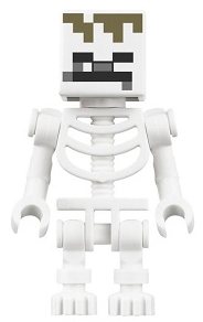 Фигурка LEGO Minecraft Скелет Подземелья min102
