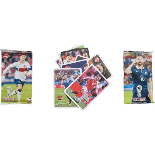 БОЛЬШАЯ КОРОБКА ФУТБОЛЬНЫХ КАРТОЧЕК FIFA 2022 Катар, 288 КОЛЛЕКЦИОННЫХ КАРТОЧЕК