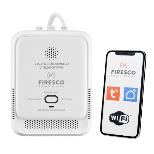 Датчик Детектор газа из сети природного газа Firesco ПРИЛОЖЕНИЕ ДЛЯ ТЕЛЕФОНА.