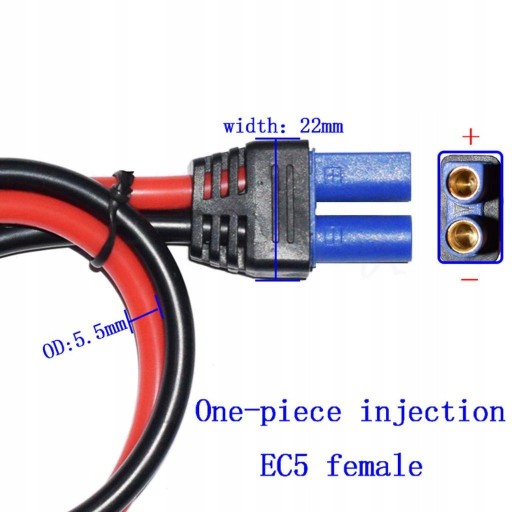 Кабель с медным проводом 10AWG типа EC5 для