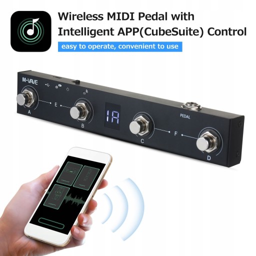 MIDI-педаль управления через приложение