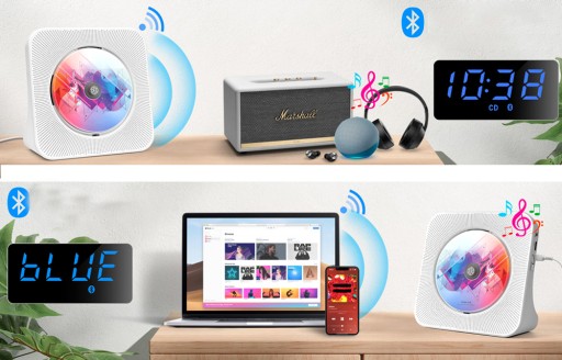 CD-ПЛЕЕР ПОРТАТИВНЫЙ BLUETOOTH FM MP3-ДИНАМИК