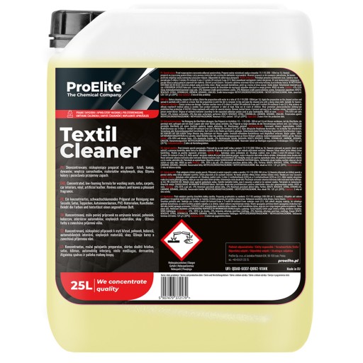 Textil Cleaner 25 л для ручной и машинной стирки обивки ProELite