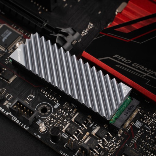 JONSBO M.2-3 GREY радиатор SSD-накопитель M2 NVMe, серый, для накопителя