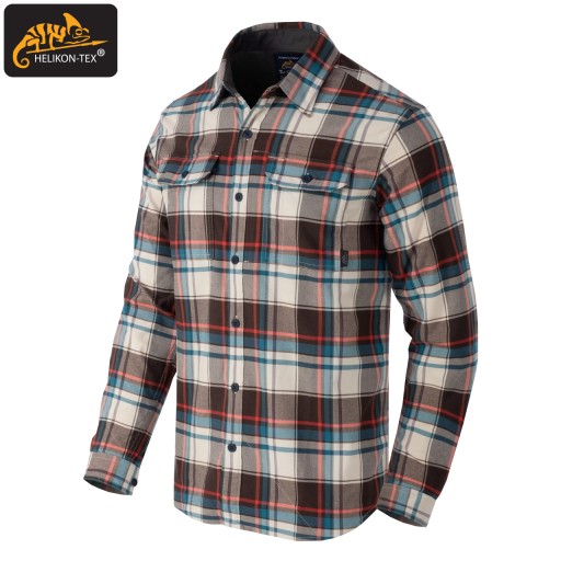 Мужская фланелевая рубашка в клетку HELIKON Casual Tactical Everyday L