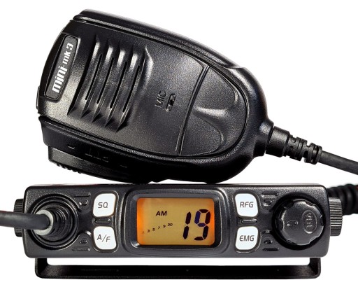 CB RADIO MERX Mini MK3 самая маленькая антенна AM/FM RF-Gain ASQ + PNI Extra 45