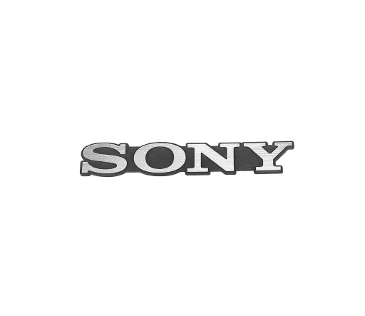 Наклейка-эмблема SONY серебро 120х20мм