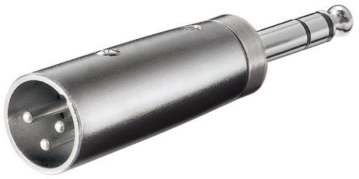 Адаптер: 3-контактный разъем XLR/монофонический разъем JACK 6.3.