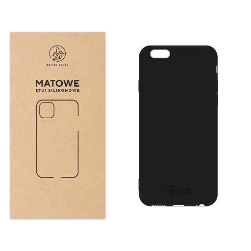 Матовый черный красочный чехол для Apple iPhone 6/6s