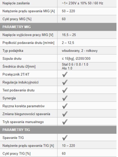 СВАРОЧНЫЙ АППАРАТ SPARTUS EASYMIG 225 EASY MIG 225 3в1