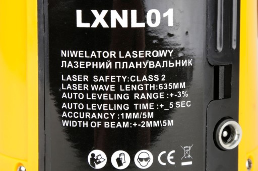 ЛАЗЕРНЫЙ УРОВЕНЬ ЛАЗЕР 635MM + ШТАТИВ LXLNL01