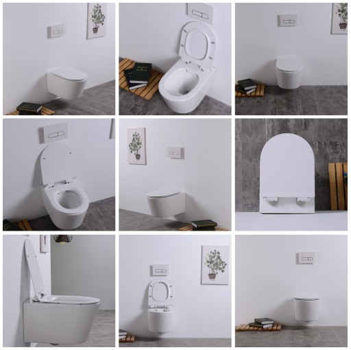 SLIM FRAME WC SLIM SEAT SEAT BUTTON ARBO КОМПЛЕКТ ВСТРАИВАННОГО МОНТАЖА 7в1