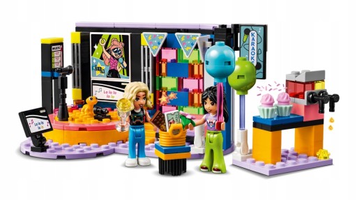 КАРАОКЕ-ВЕЧЕРИНКА LEGO FRIENDS, ВРАЩАЮЩАЯСЯ СЦЕНА ПОЮ, ШАРЫ И ХИТ ГЕККОНОВ