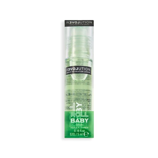 МАСЛО ДЛЯ ГУБ С ВИТАМИНАМИ И МАСЛОМ ЖОЖОБА REVOLUTION ROLL BABY MATCHA