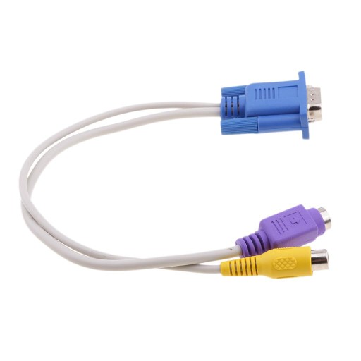 Кабельный конвертер VGA в TV RCA S-Video AV OUT
