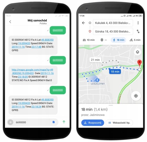 GPS-локатор Universal Control IOS ANDROID