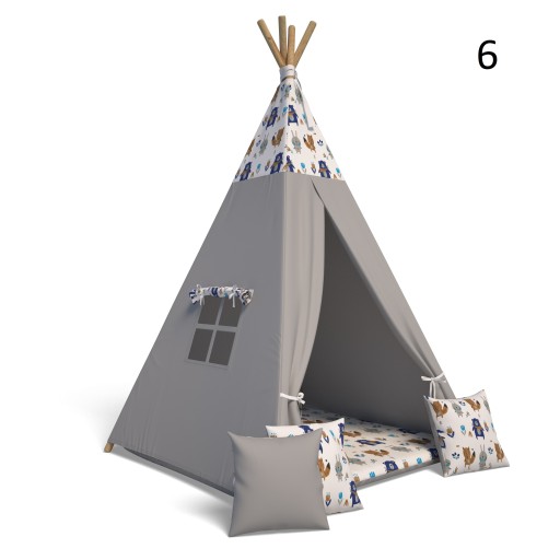 Палатка TiPi Wigwam + подушка 3 шт + коврик