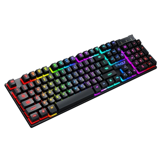 ИГРОВАЯ КЛАВИАТУРА СО СВЕТОДИОДНОЙ ПОДСВЕТКОЙ ДЛЯ ИГР
