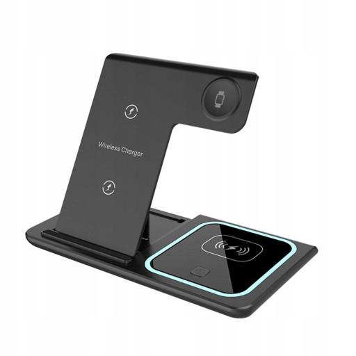 Подставка для беспроводного зарядного устройства 3in1 Qi Fast Charger