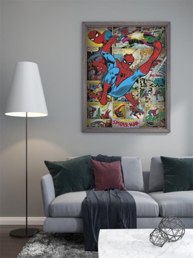 Постер с Человеком-Пауком из комиксов Marvel 61x91,5 см