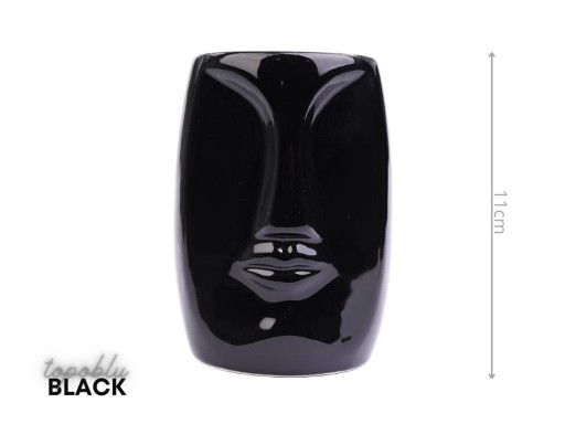 CZARNY CERAMICZNY KOMINEK ZAPACHOWY NEW DESIGN