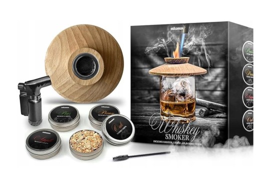 ZESTAW DO WĘDZENIA WHISKY DREWIENKA Prezent Święta