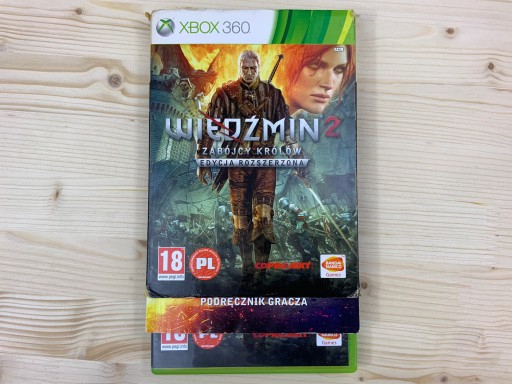 THE WITCHER 2 ASSASSIN OF KINGS идеальные диски - комплект PL XBOX 360