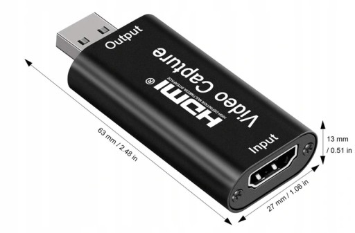 Устройство записи изображений HDMI Grabber для потоковой передачи данных с ПК через USB