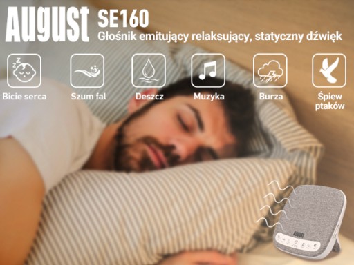 Генератор шума Громкоговоритель Sleeper August SE160W