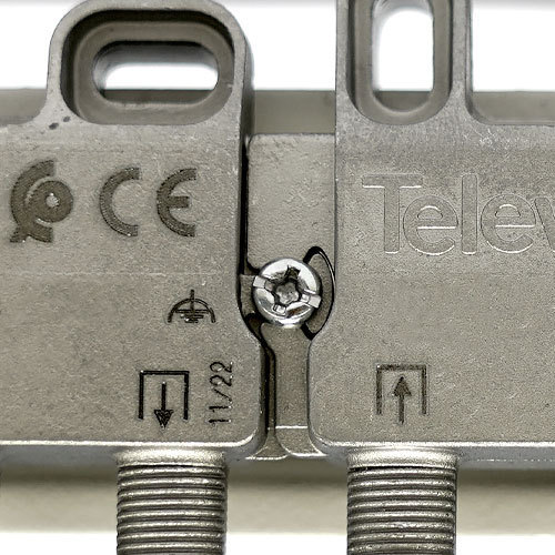 Odgałęźnik Końcowy F Splitter DVB-T2 1/ 8 TV Televes 519481 Rozgałęźnik 1x8