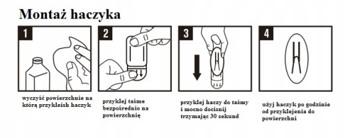 5x Крючки на клею для ванной, кухни, декора 6 шт.