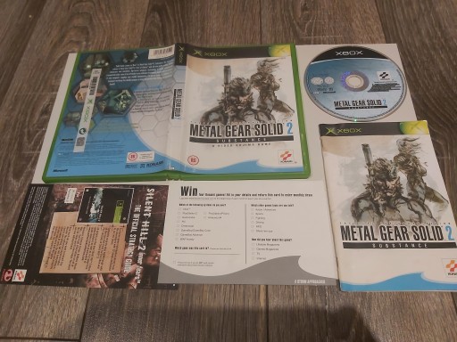 METAL GEAR SOLID 2 SUBSTANCE GRA XBOX CLASSIC GW!