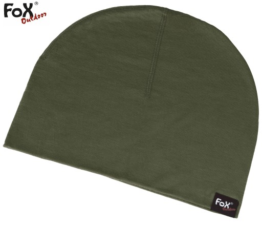 ЗИМНЯЯ ШАПКА ИЗ МЕРИНОСОВОЙ ШЕРСТИ ТЕРМОАКТИВНАЯ FOX OLIVE