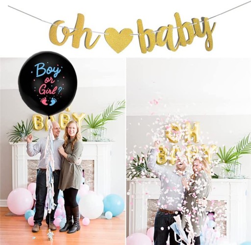 Воздушный шар Gender Reveal 86 см, для мальчиков