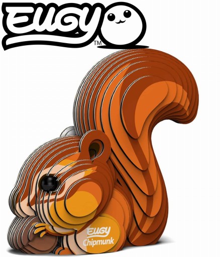 Сибирская белка Eugy Eco 3D Puzzle Edu