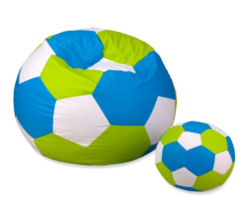 Трехцветный BALL PUFA 450л 100см + табурет для ног EGATO