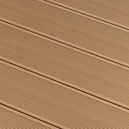 Deska kompozytowa Teak Bergdeck Pure tarasowa szczotkowana 240x15x2,5 brąz