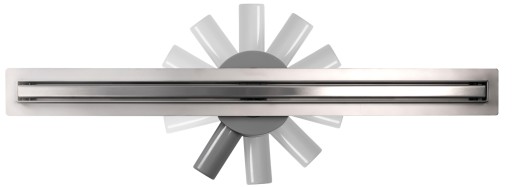 ЛИНЕЙНЫЙ ВОДОПРОВОД ECO360 SLIM 70 ХРОМ - CALANI