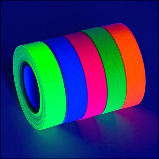 Лента флуоресцентная тканевая Black Light 5М в рулоне
